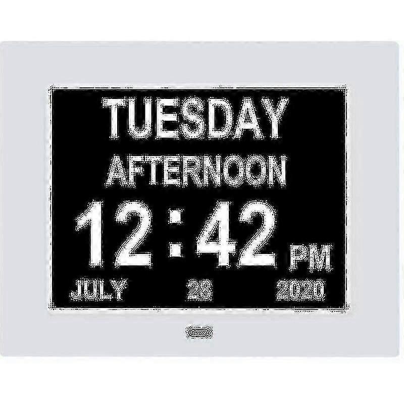 2024 Digital Dementia Clock Calendar Clock Day Date Clock Large Display Large Clear Unabbreviated Time And Date LONG