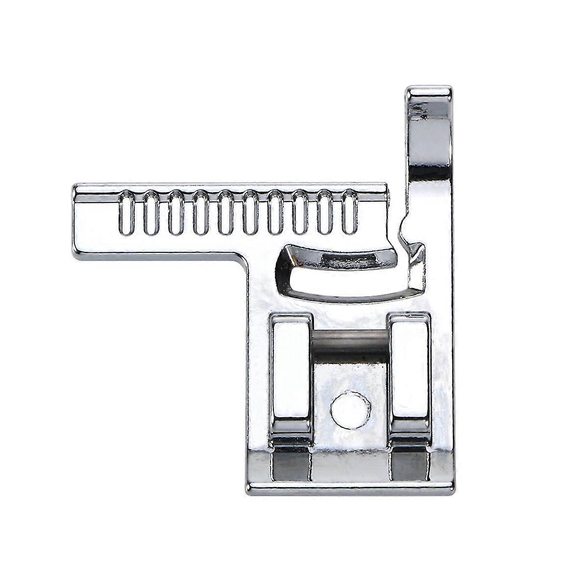 Universal Sewing Machine Presser Foot Durable Hard Metal Silver Incrementally Marked 2 Mm Per Division Seam Alignment 1Set