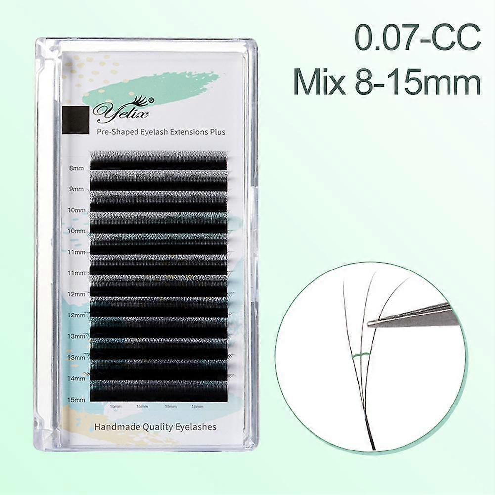 3D W Shape Small Opening Eyelash Extension Premade Volume Lashes