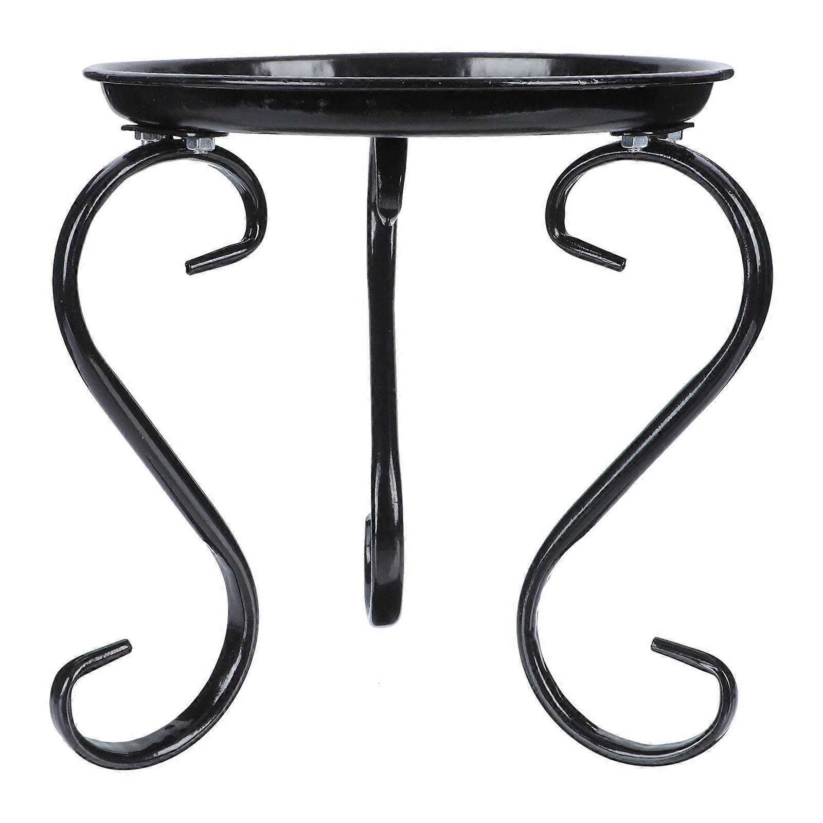 Metal Planter Rack Flowerpot Stand Courtyard Flower Pot Storage Reinforced Structure Iron Material 1Pcs