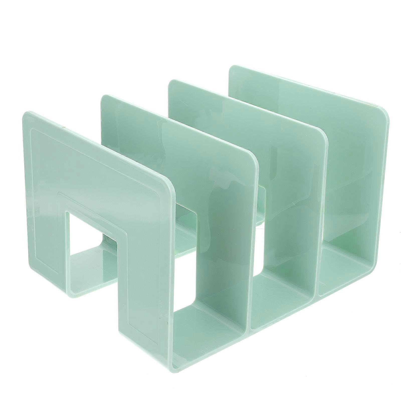 Decorative Book Organizer Modern Bookend Classroom Use 26X21X16.5cm Acrylic Book Support 1Pcs