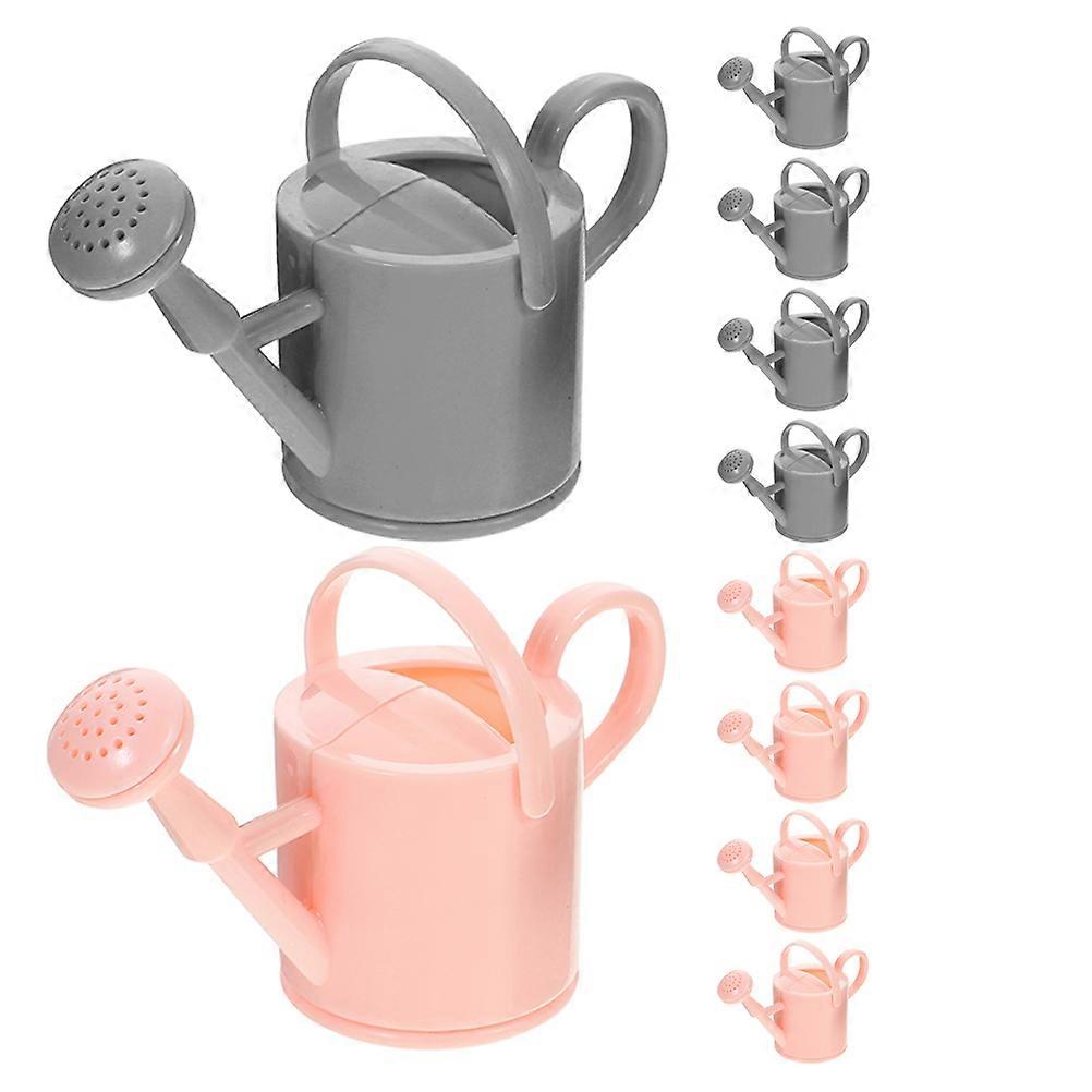 Mini Watering Can Plastic Watering Kettle for Decor 10Pcs Assorted Colors