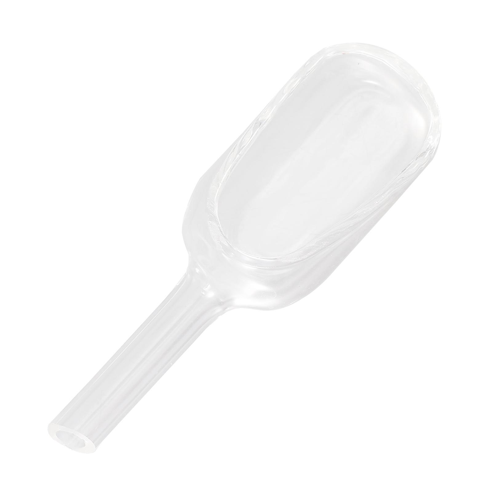 It seems like you're describing a product listing for a **glass weighing spoon** commonly used in laboratory settings. Here's a refined and