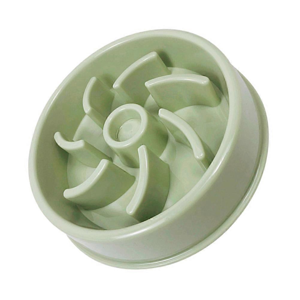Dog Slow Feeder Bowl Reduces Risk Of Bloat For Pets Daily Use Green 20.8 X 20.8 X 5Cm 1Pc