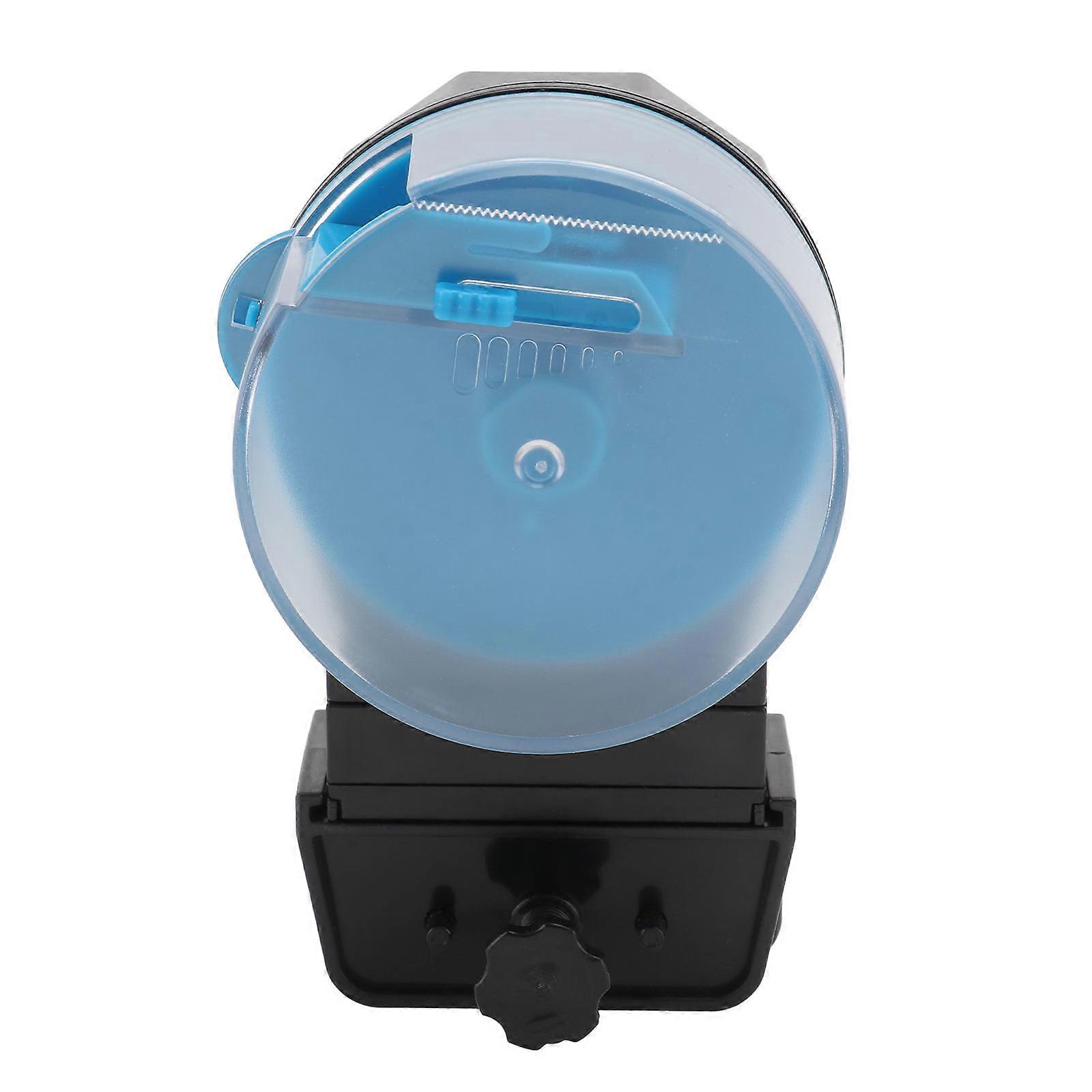 Automatic Fish Feeder Device Two Feeding Modes Blue 13.50X12.00X7.50CM 1 Set