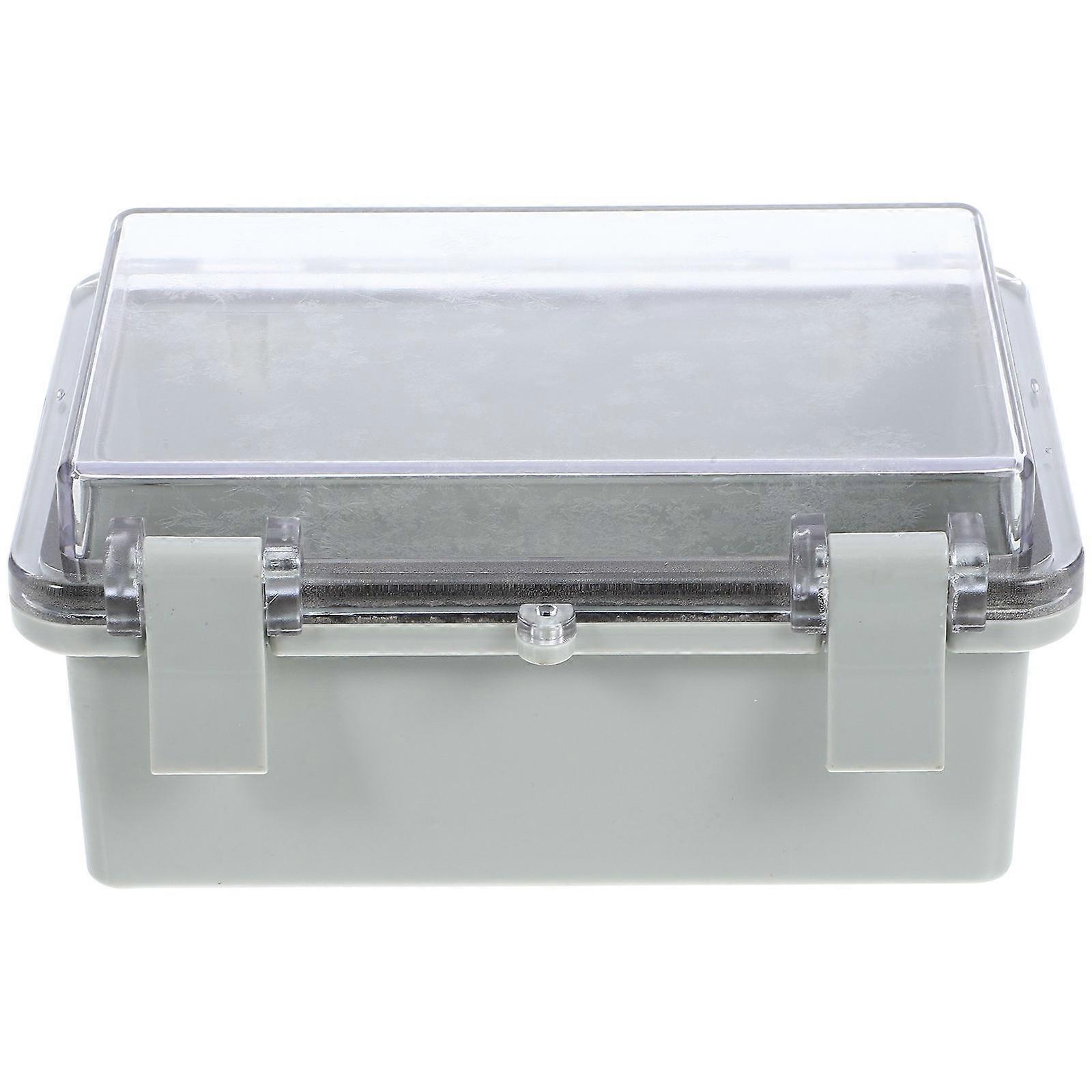 Weatherproof Plastic Junction Box with Transparent Cover for Outdoor LED Lighting, Tunnel, and Road Landscape Applications – ABS Material Electrical