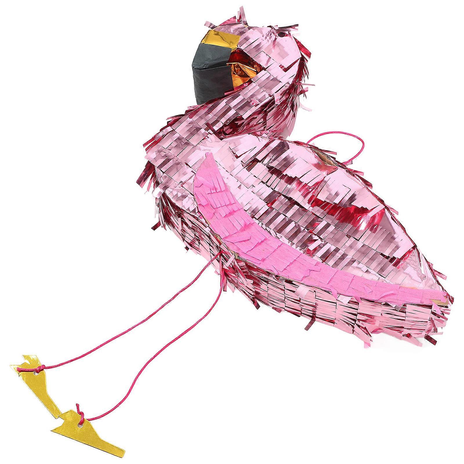 Pinata Flamingo Large Party Decoration Toy Creative Multicolored for Children Birthday Shape 1Pack