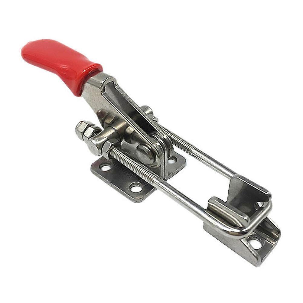 Door Catch Toggle Latch Heavy Duty Toggle Clamp Adjustable Door Cabinet Box Case U-Shaped Stainless Steel Hold-Down 2Pcs