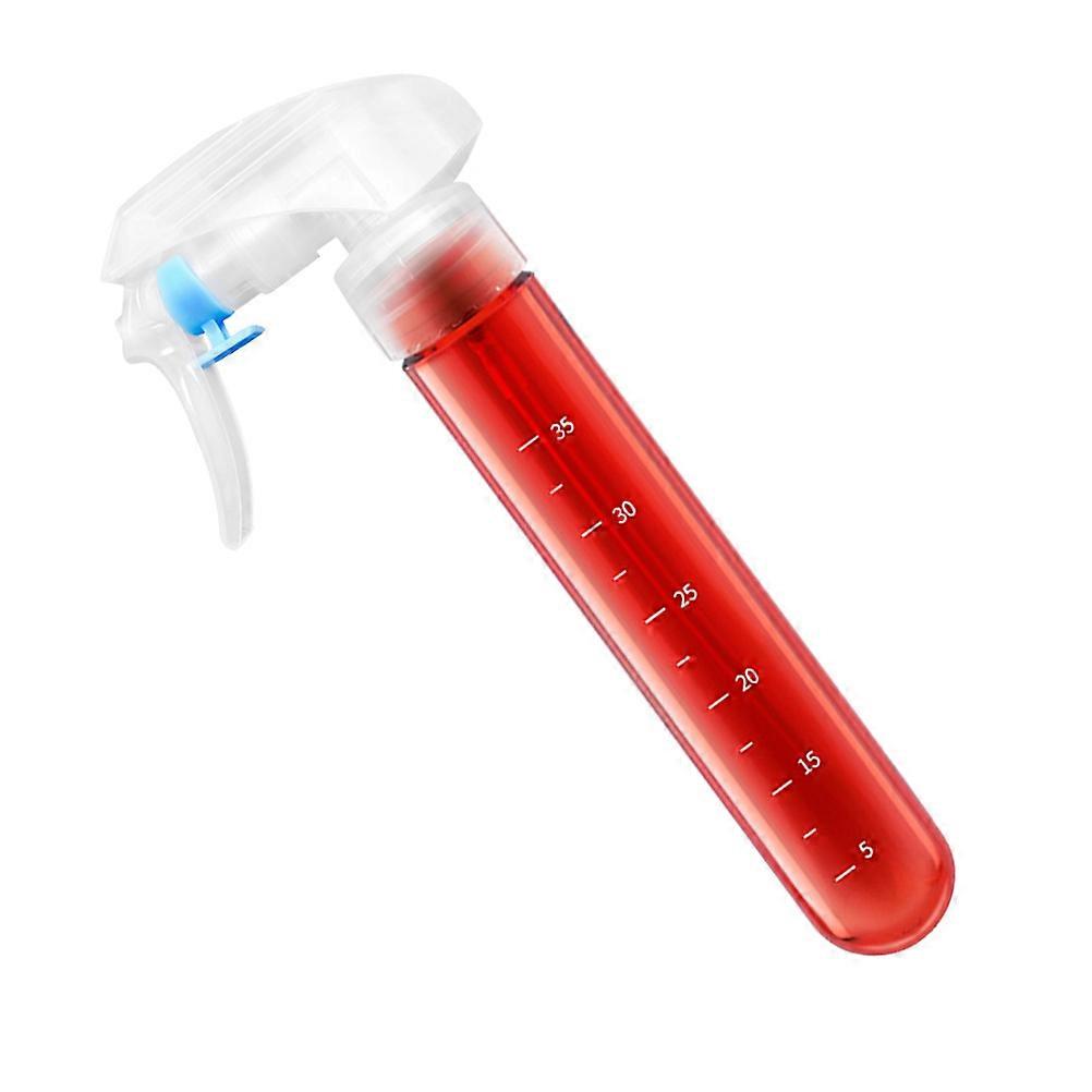 High Pressure Spray Bottle Mini Compact Design Red Transparent 1Set