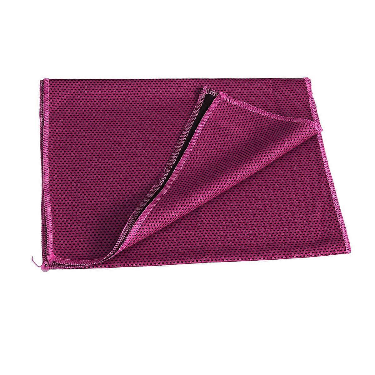 Sweat Towels Cooling Fast Drying Microfiber Rosy 29X85CM Gym 1Set