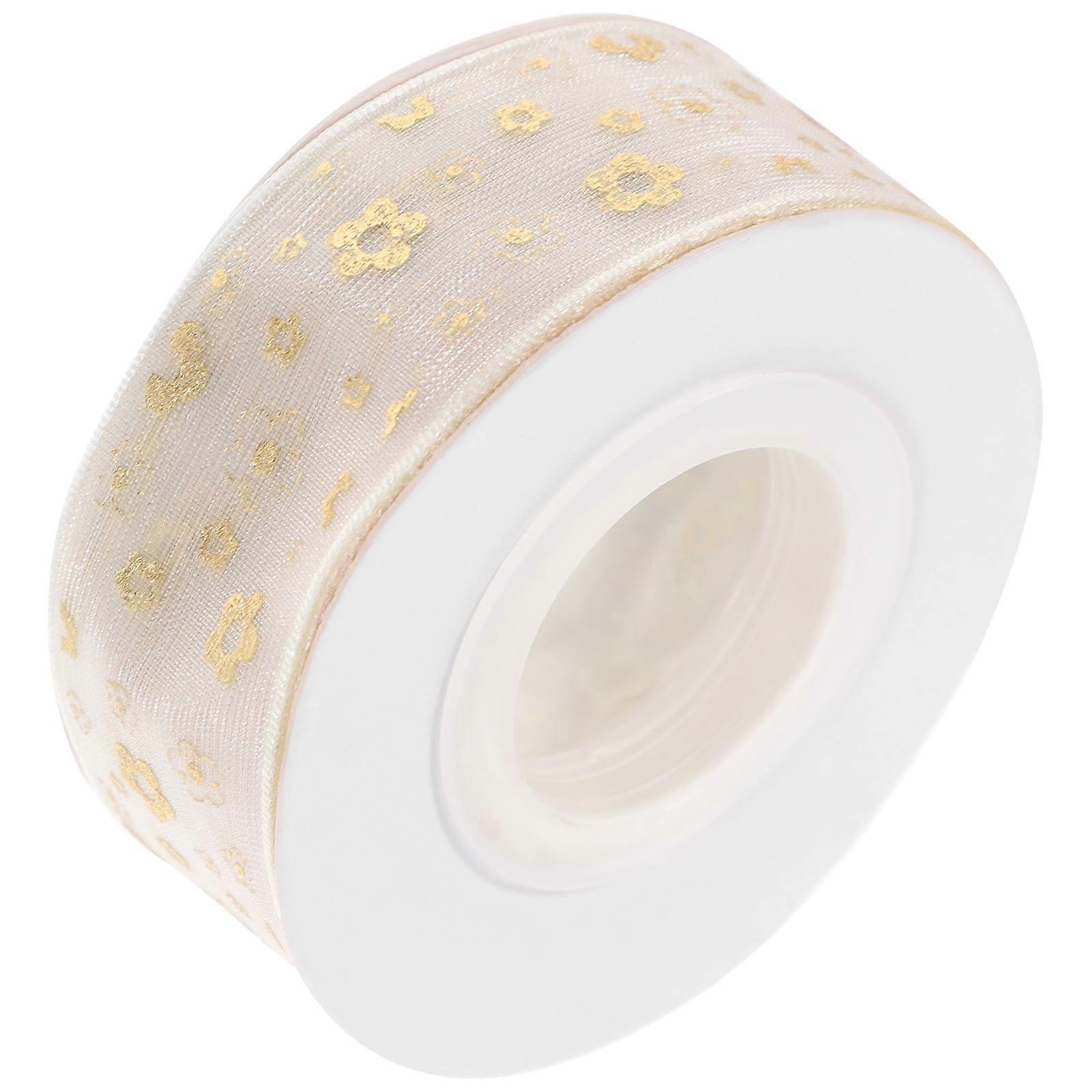 Lovely Package Ribbon Multi-colored 2.5cm Wide present Wrapping For Family Gatherings 1 Roll