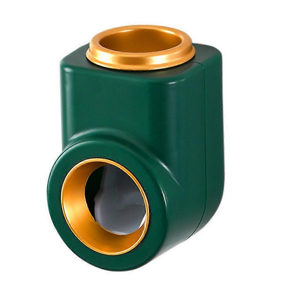 Toothpaste Squeezer Tool Automatic Toothpaste Dispenser Bathroom Use Dark Green No Waste Quantitative Dispensing 1Pack