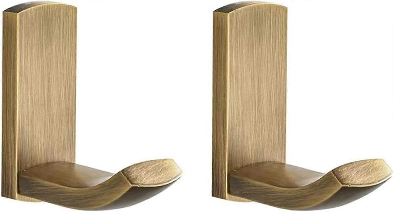 2pcs Antique Brass Towel Hook Bathroom Kitchen Robe Hook Coat Hooks