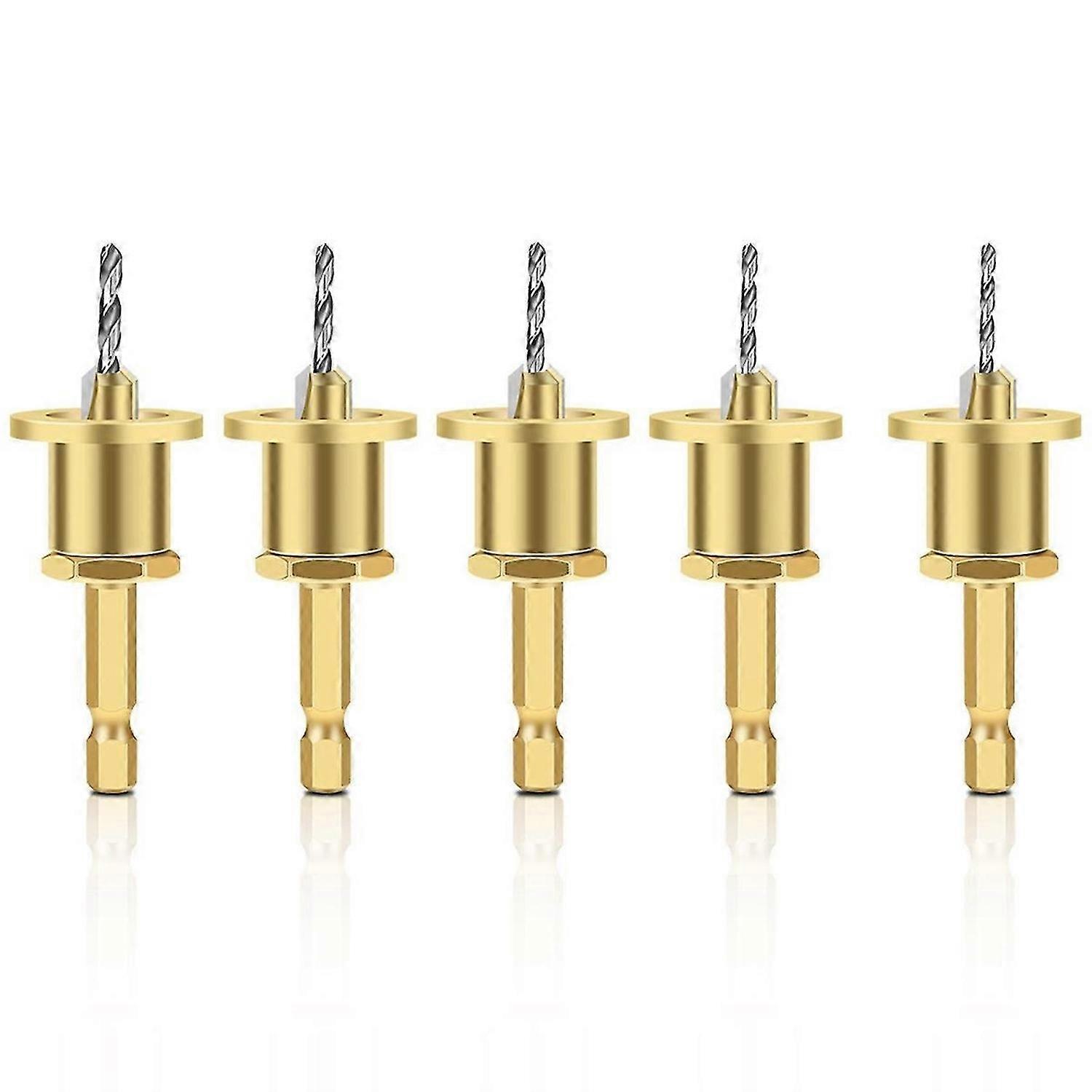 Adjustable Hexagonal Shank Countersink Drill Taper Hole Drill Screw Step Drill Self-Tapping Screw Al