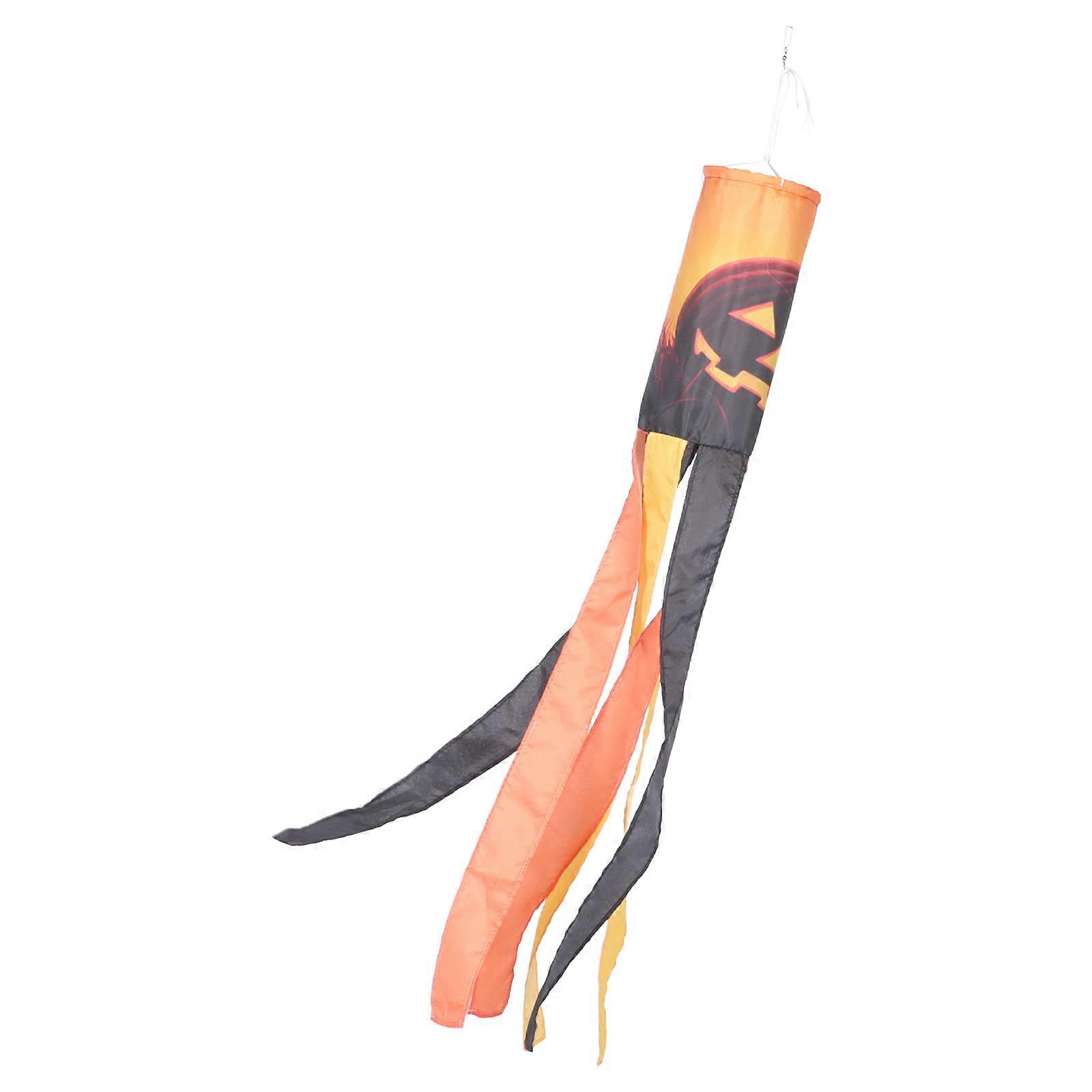 Courtyard Halloween Windsock Decorative Polyester Cone Home Decor Assorted Color 1Pcs