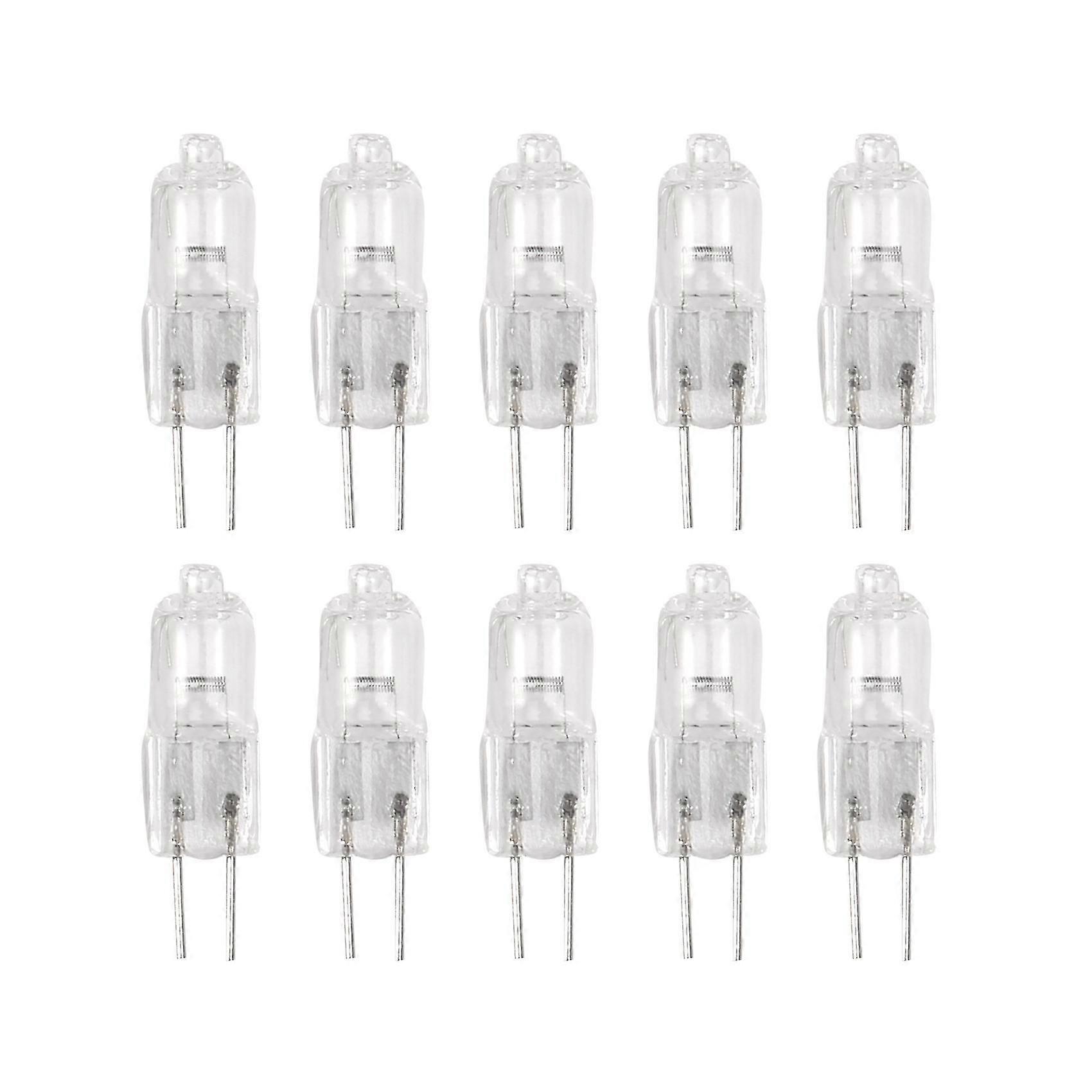 10 Stück, G4 Halogenlampe 12V 35W Stiftlampe warmweiß