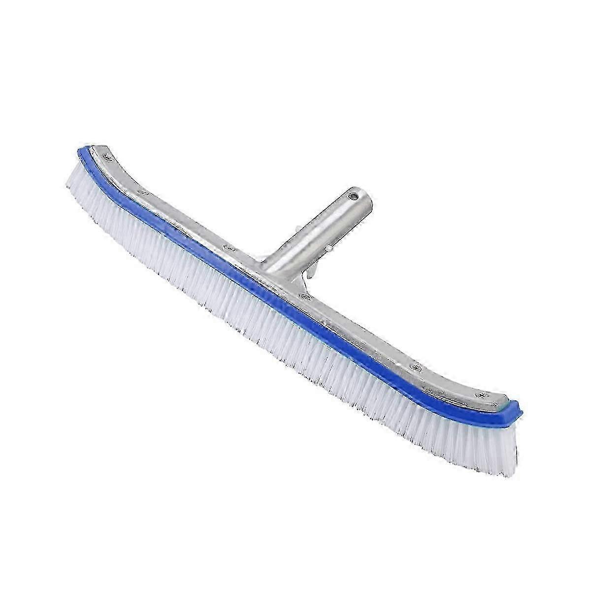 18in Pool Brush for Inground Pools, Compatible with Cleaning Pool Walls & Tools