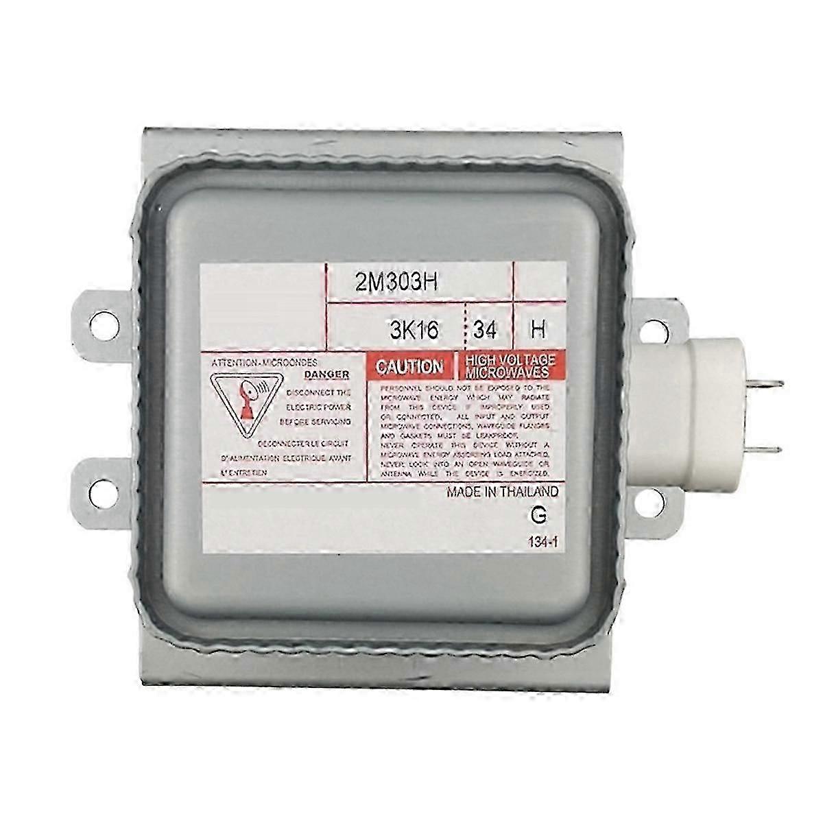 Water-Cooled Microwave Magnetron 2M303H Inverter Vacuum Electron Tube Long Base Plate 1080w Microwa--Silver