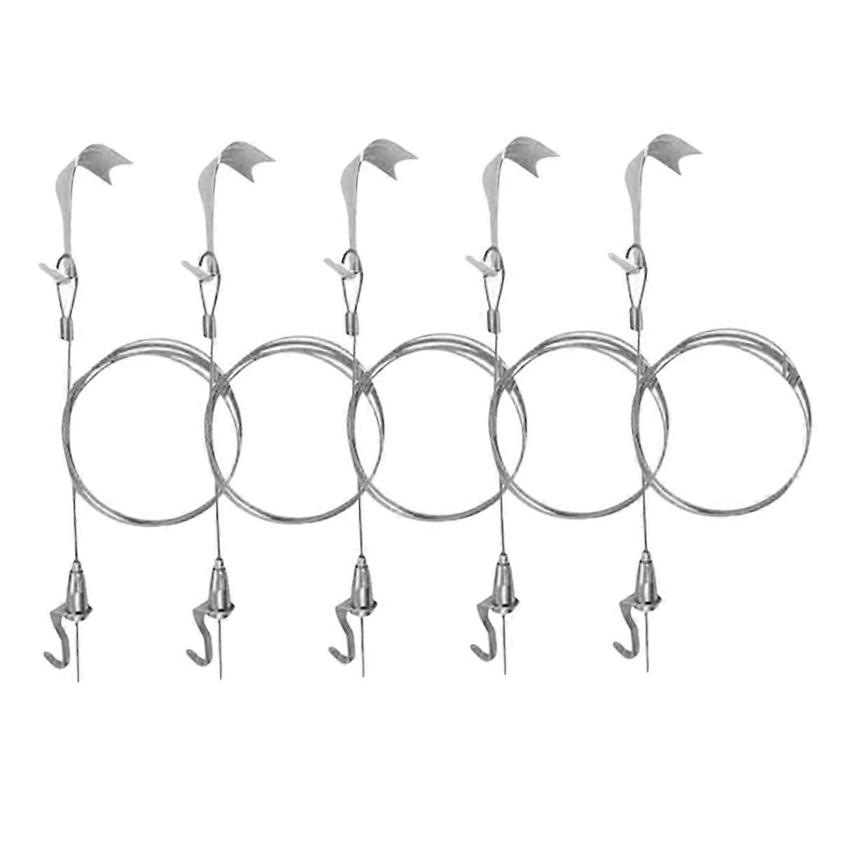 Large picture hooks – 5 sets picture hanging system strong wire for hanging damage wall mounting hooks