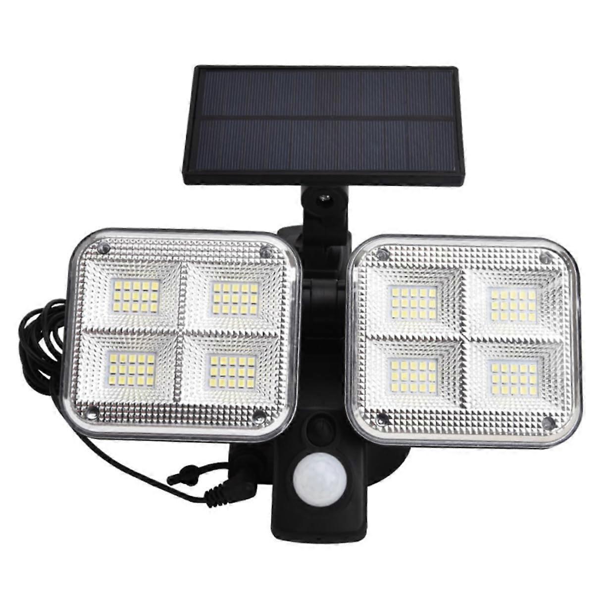 Solar Wall Light Sensor Outdoor Solar Lamp Wall Hanging Light Matte Black