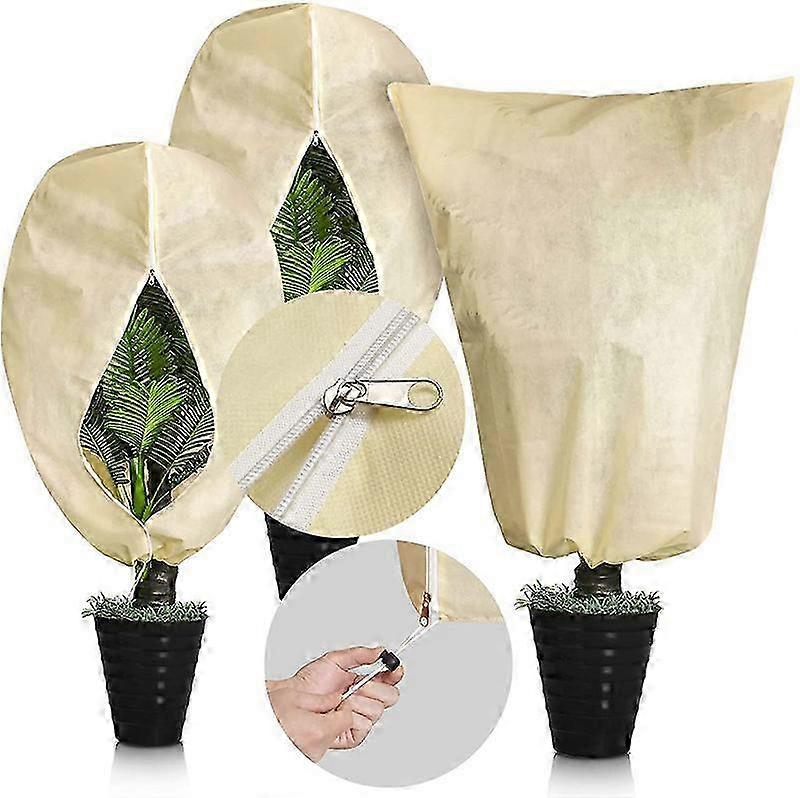 Beige plant cold-proof blanket, frost-proof and insect-proof traction rope set (lower traction rope)