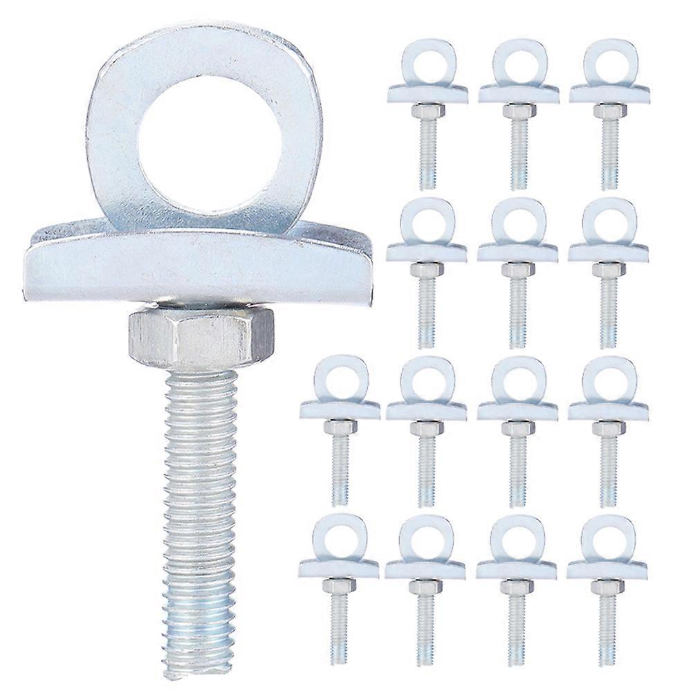 Adjustable Chain Tensioner Fastener Bolt Tool Cyclists Silver Color 5.00X2.50X1.00CM Size 40Pcs