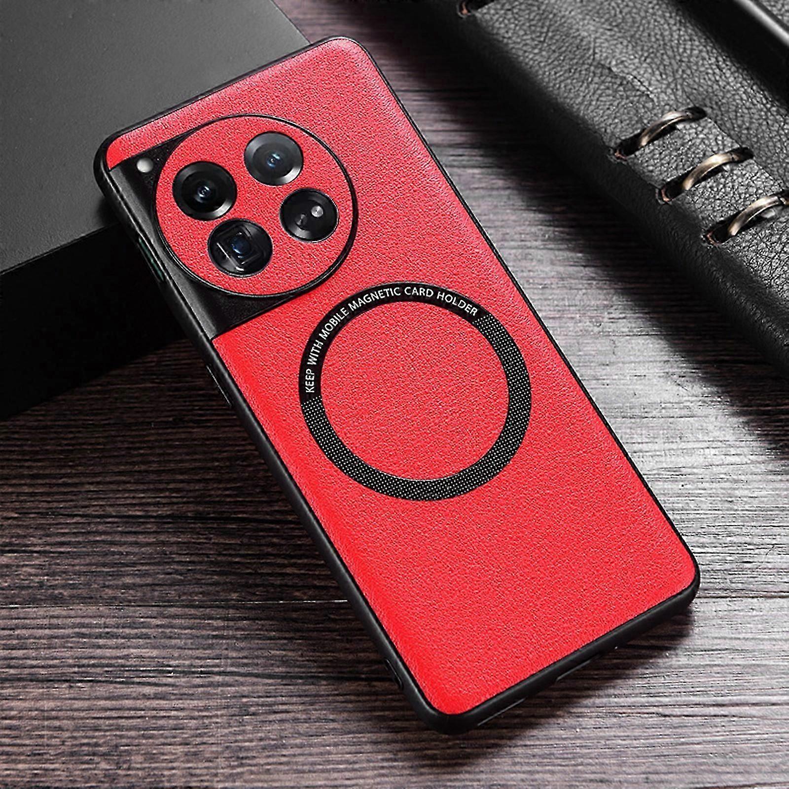 Leather Case Cover Compatible with OnePlus Ace3, Anti-Scratch Durable Shockproof case, Slim Full Protective Cover