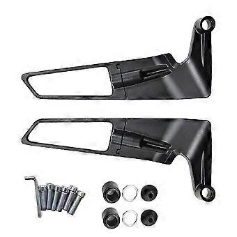 Motorrad Rückspiegel, verstellbarer unsichtbarer Windflügel Seitenspiegel Kompatibel für Z400, Z650, Z900, Z1000-Yvan