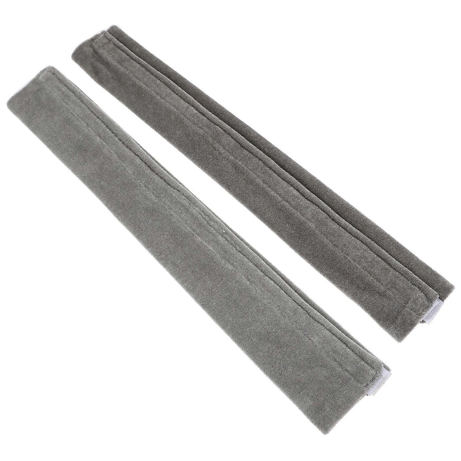 2 Pack Gray Refrigerator Handle Covers Appliance Handle Protectors for Fridge, Microwave, and Cabinet Doors Decorative Wraps to Prevent Stains