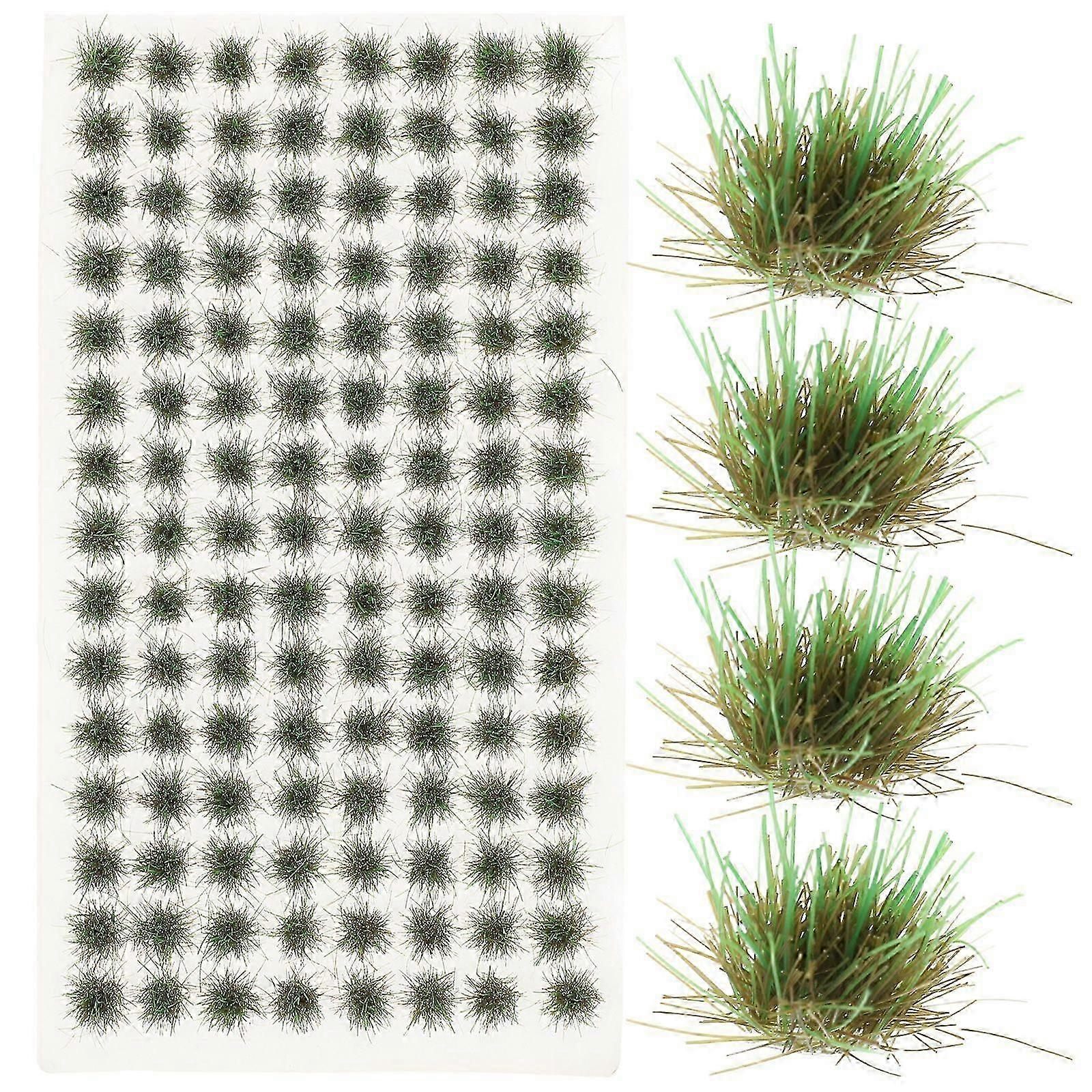 Statiske gresstufter Modell Jernbane Scenery Kit 1000 stykker Miniatyr Landskap Terreng For Togsett Og Dioramaer