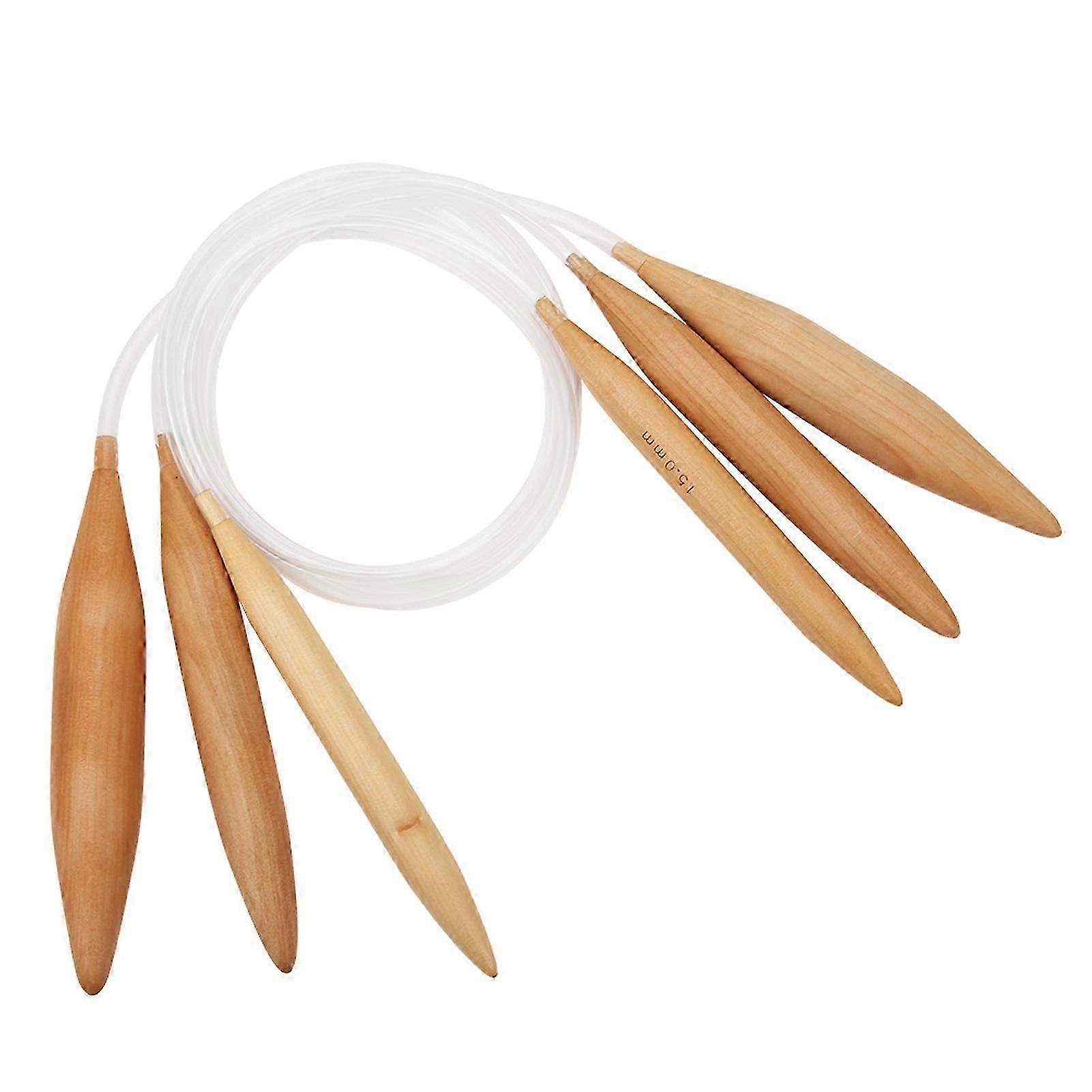 Bamboo Crochet Needles for Wool Yarn - Transparent and Durable