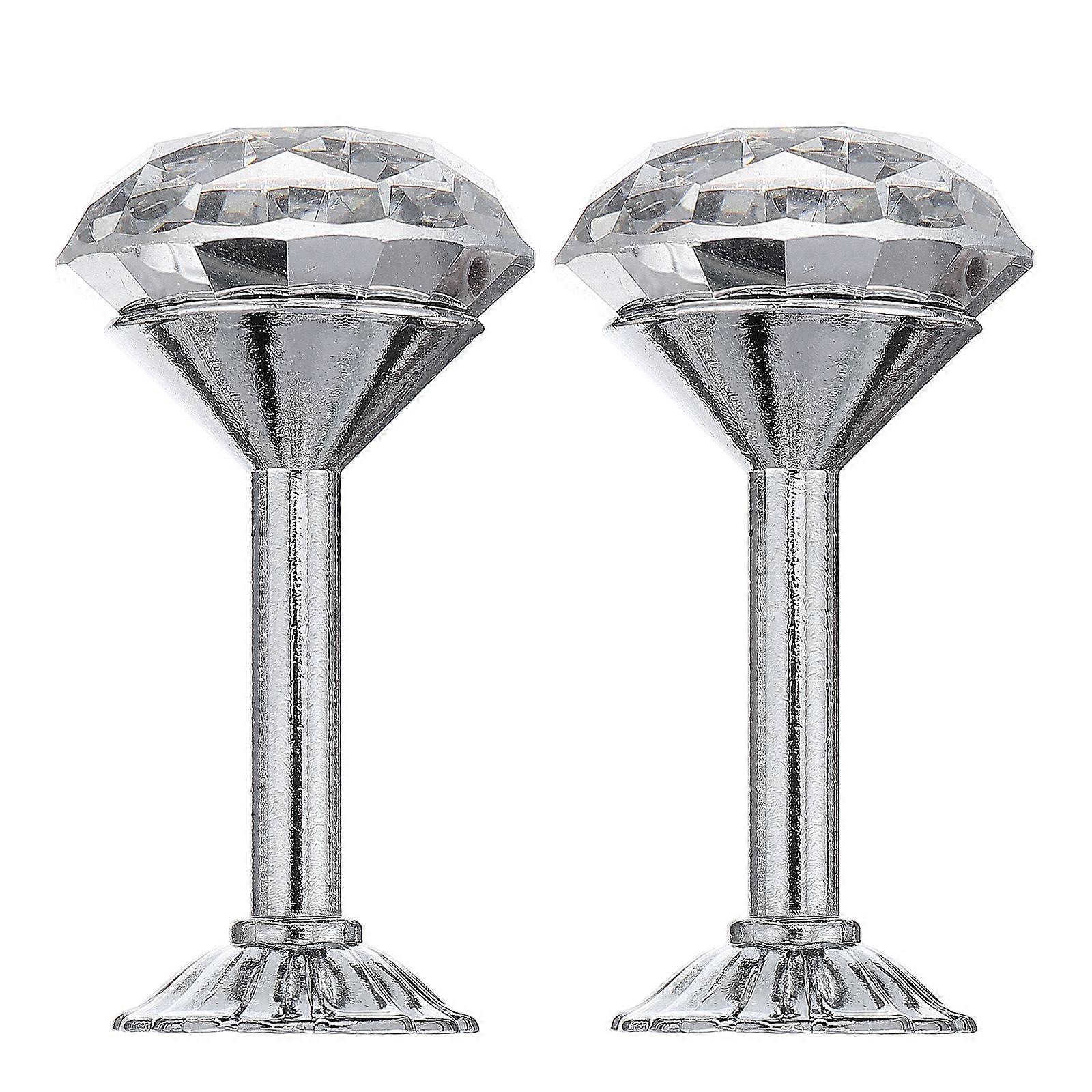 1 ζευγάρι λαμπερή κουρτίνα κουρτίνα αγκίστρια κράμα κράμα τοίχο τοποθετημένα tiebacks