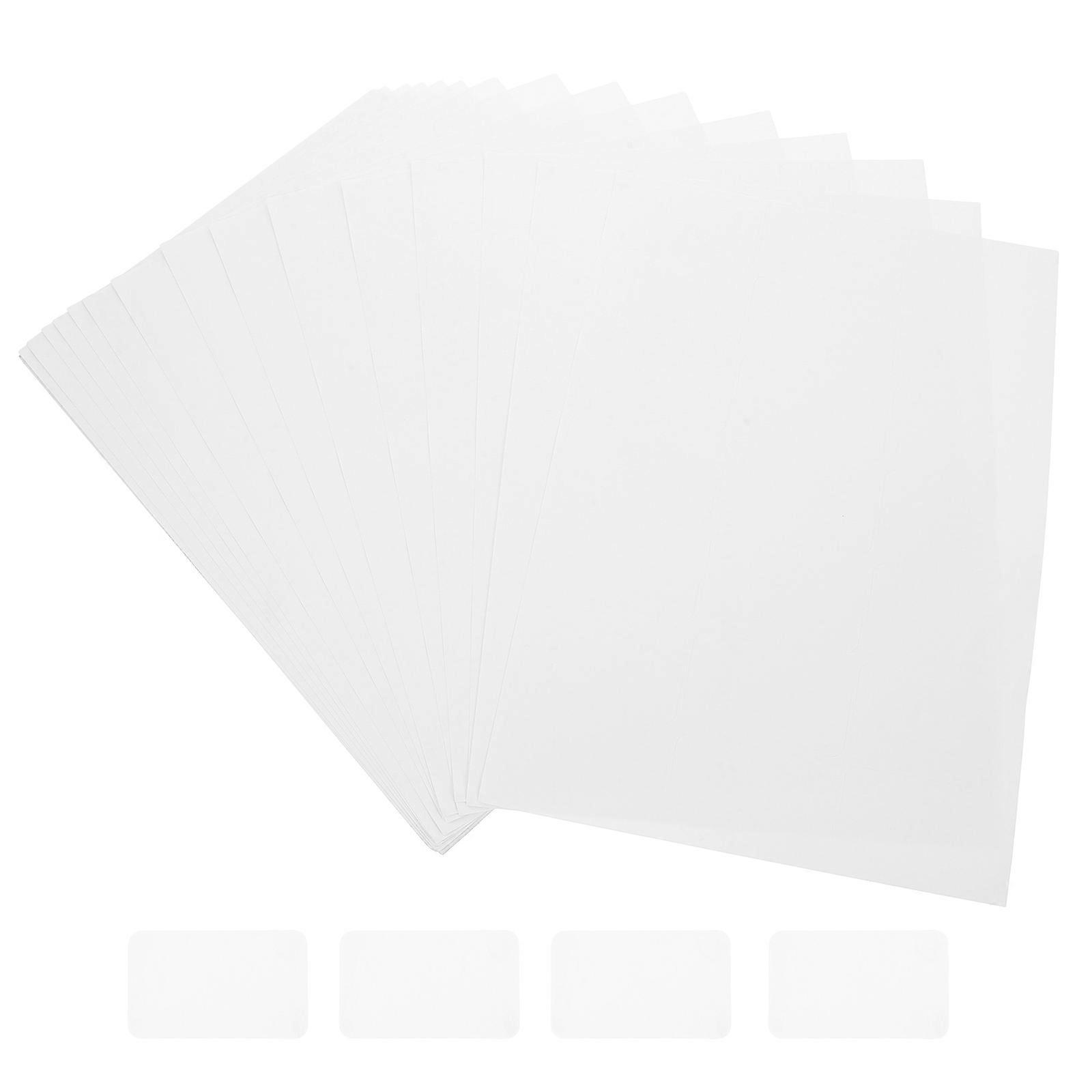 Adhesive Name Tags & Address Stickers 100 Sheets Strong Adhesion Labels for Inventory, Mailing and Small Business Use