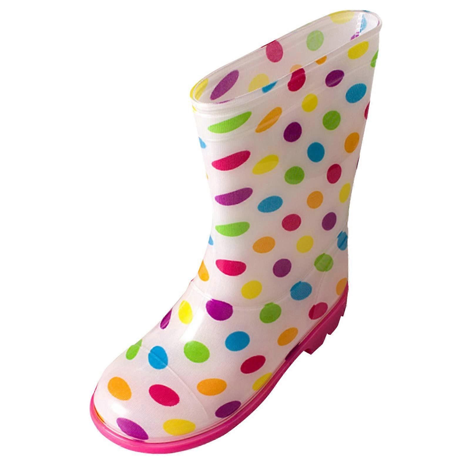 Toddler Rain Boots Short Rain Boots Easy On Lightweight Beige