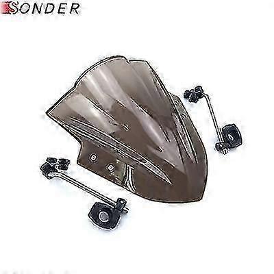 Adjustable Windshield & Bracket for Yamaha FZ6, FZ1, FZ8, FZ8N, XJ6, MT125, MT-01, MT-03, MT-07, MT-09 Models - Enhance Riding Comfort