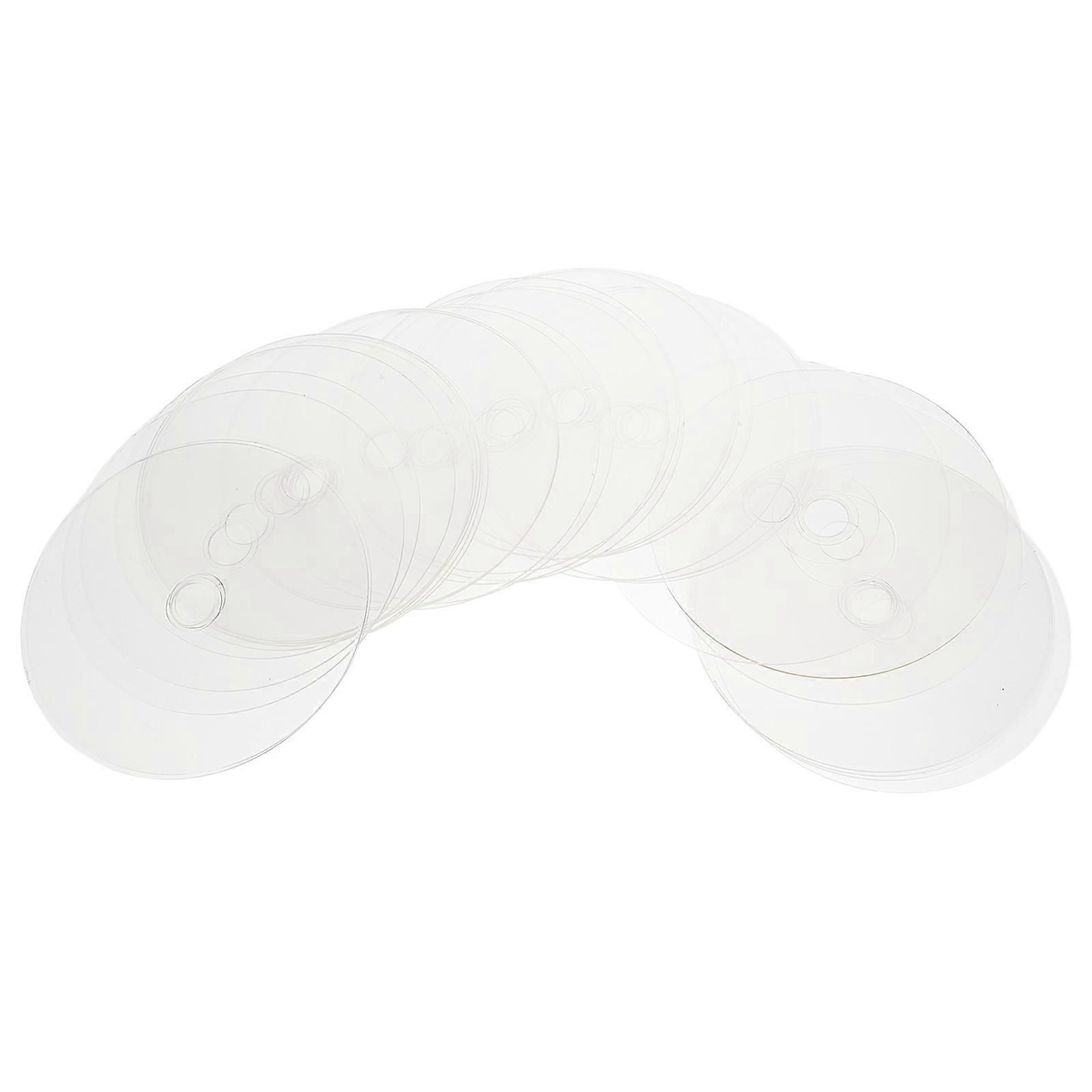 Transparent DIY Painting Cds for Craft Projects 30Pcs Pack