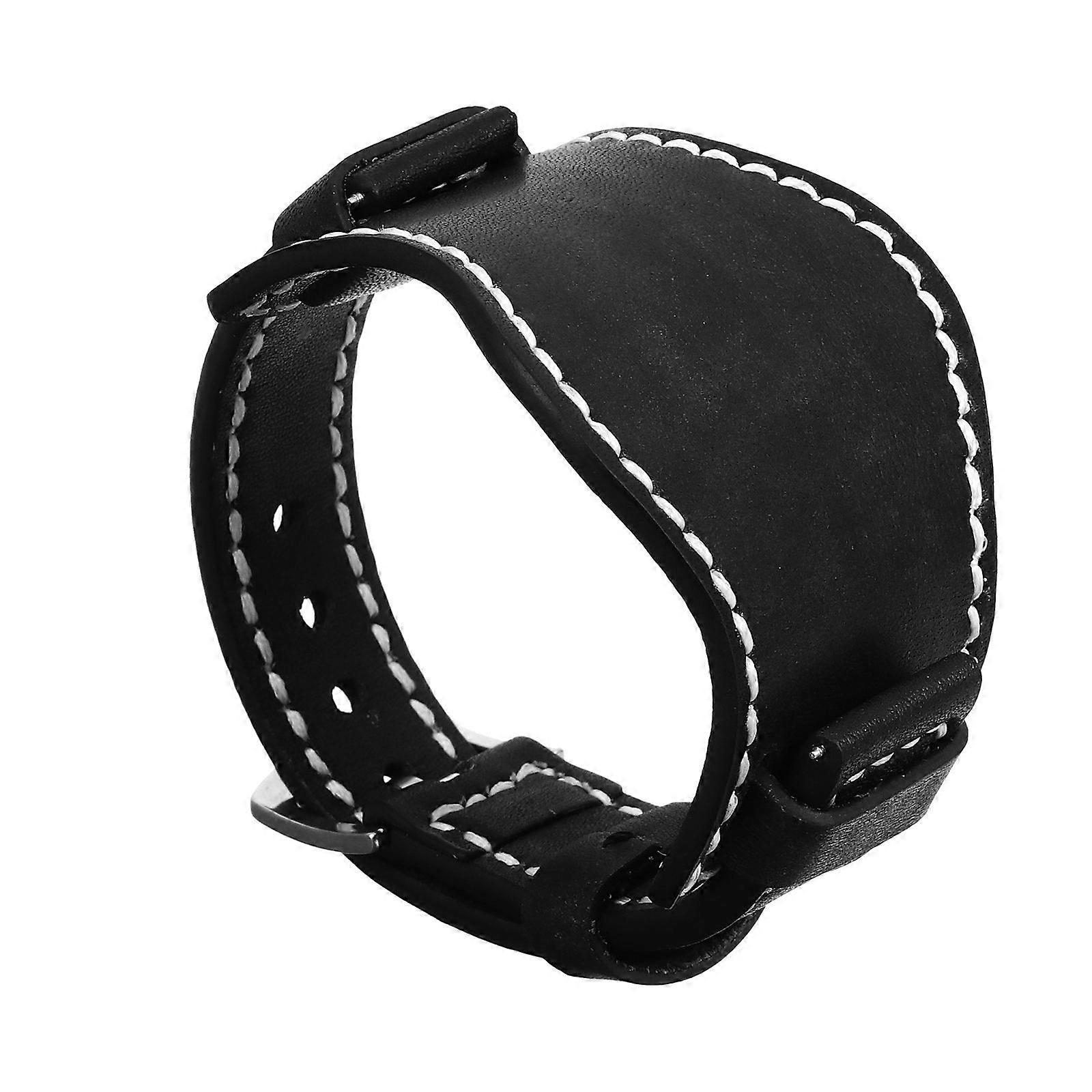 Black Synthetic Watch Strap Accessories for Decoration 20mm Replacement Band