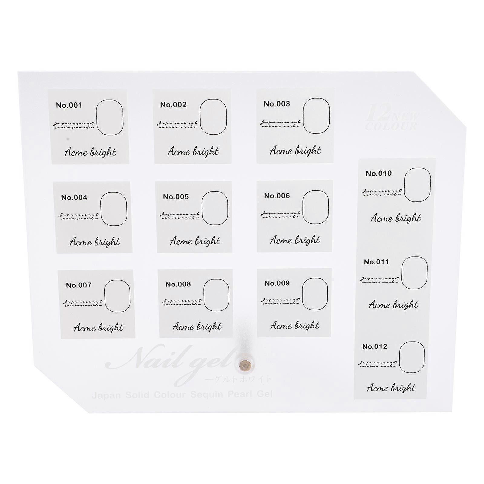 Nail Color Display Board Nail Art Display Holder For Nail Salon 21x17cm Color Display 1Pack