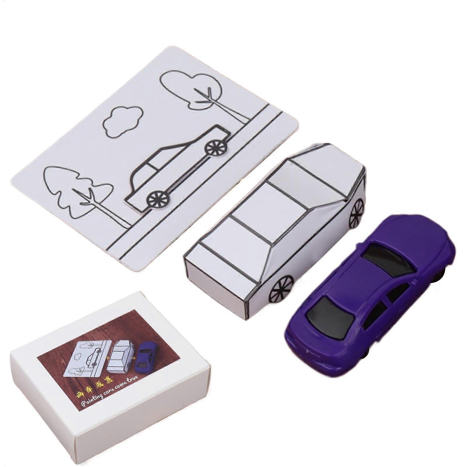 Interactive Magical Prop Toy: Multipurpose Sketch Auto Toy, Close-Up Magic Drawing Car for School Art Shows, Plastic