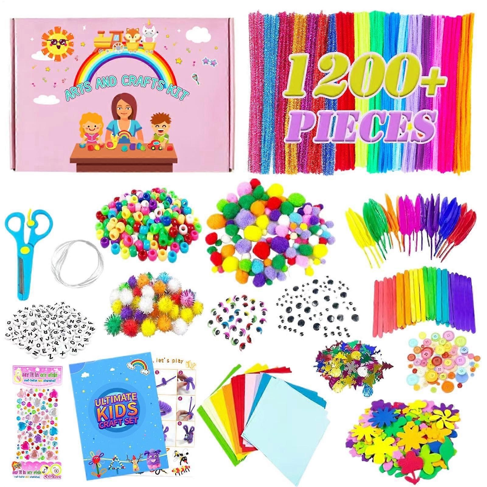 Arts and crafts materials for kids interactive toy kits for art aged 3