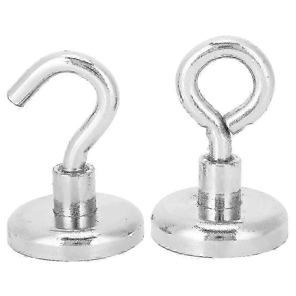 2-Piece Magnetic Fishing Hooks with Anti-Rust 3-Layer Coating - N35 Hardware Accessories for Fishing Gear and Tools