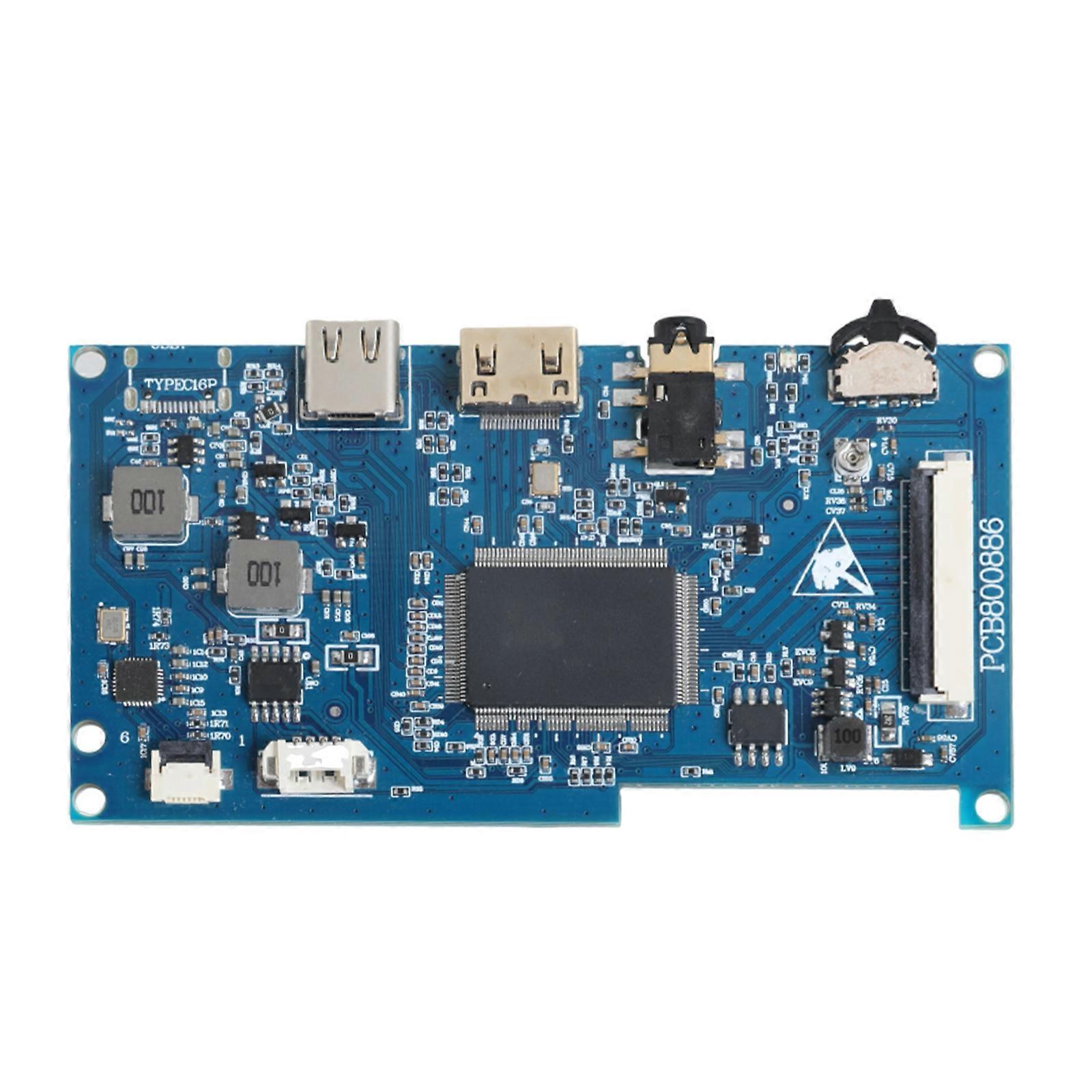 40Pin LVDS LCD Screen Driver Board LCD Display Screen Assembly Component 6pin Capacitive Touch LCD Screen Module Plate Multicolor