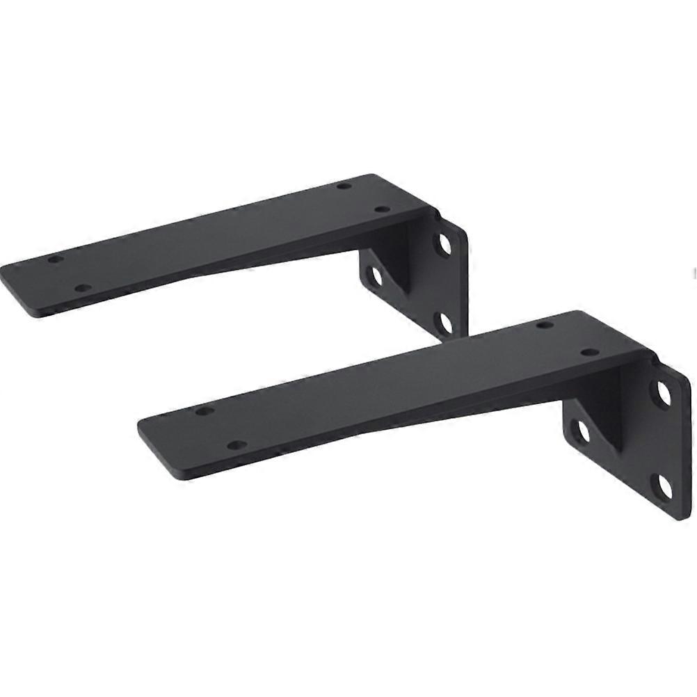Floating Shelf Bracket Triangle Shelf Supports Trailers Powder-Coated Finish 20cm 2Pcs