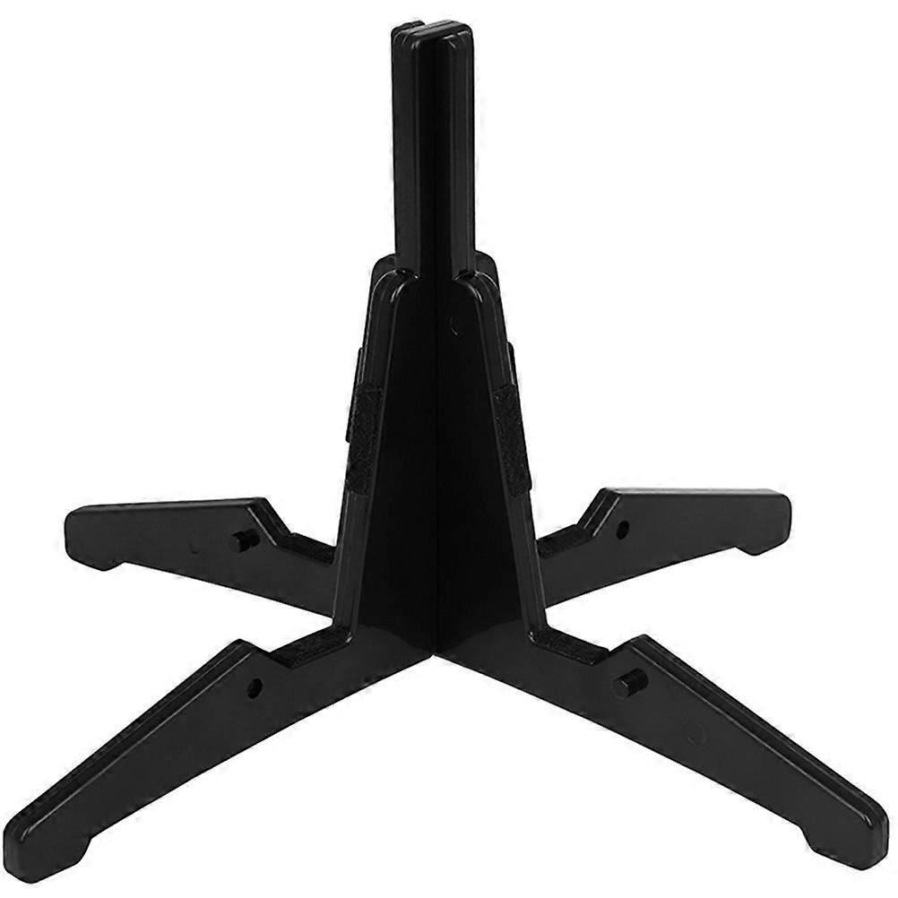 Lightweight Clarinet Flute Stand Detachable Clarinet Stand ABS Material Black 20.5x13x1.2cm Display 1Set