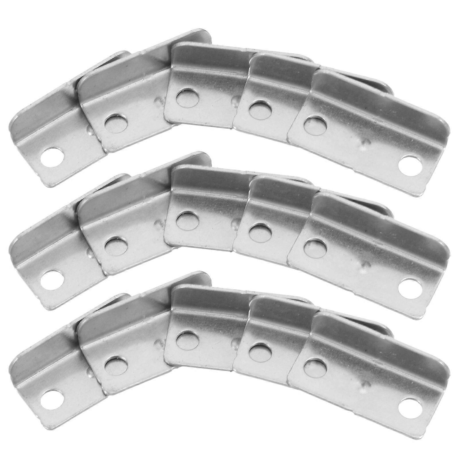 20pcs Durable Metal Right Angle Drawer Lock Plates for Cabinet & Cupboard Security – Easy Installation, Reliable Home & Office Privacy Protection