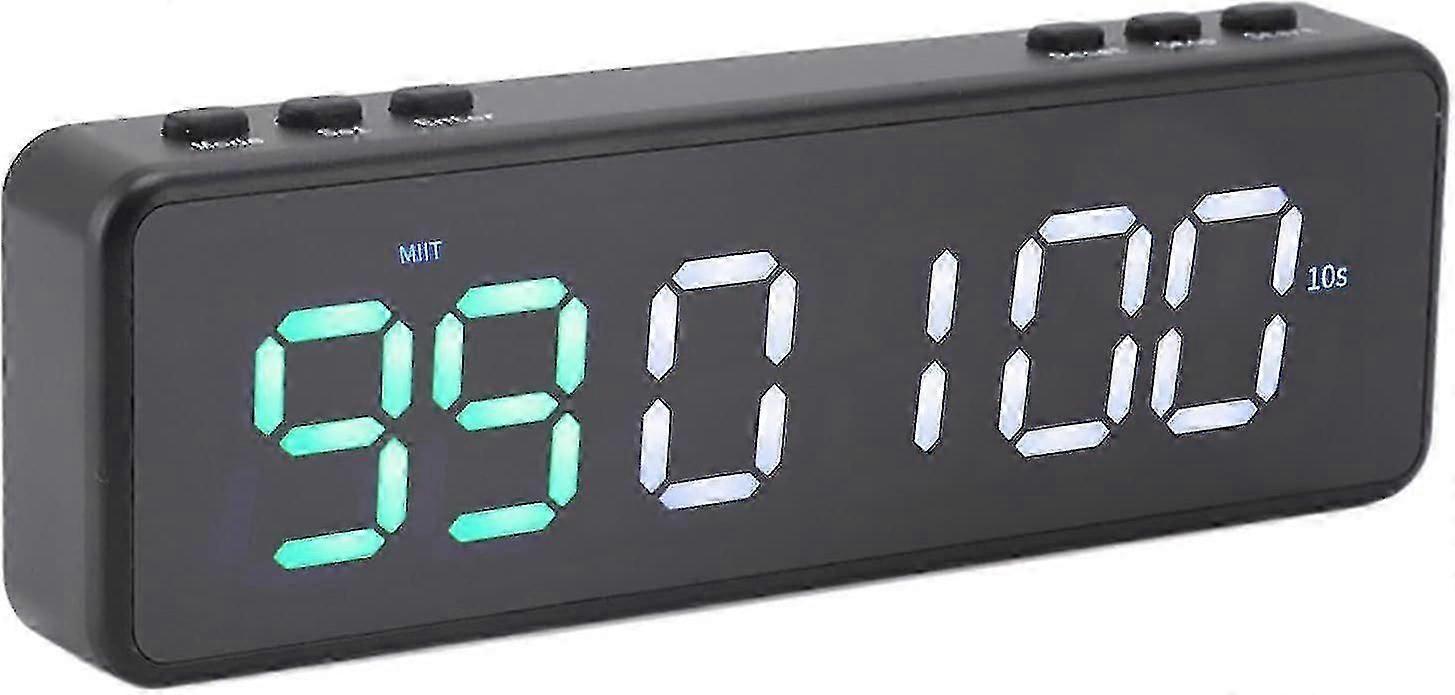 Led Display Timer,usb Portable Gym Timer Multifunction Display Interval Timer For Home