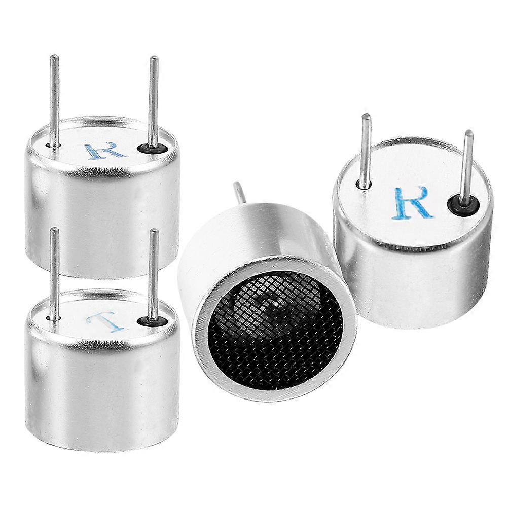 Ultrasonic Sensor Probe Ultrasonic Level Measurement Indoor and Outdoor Use Circular Shape 2Pairs