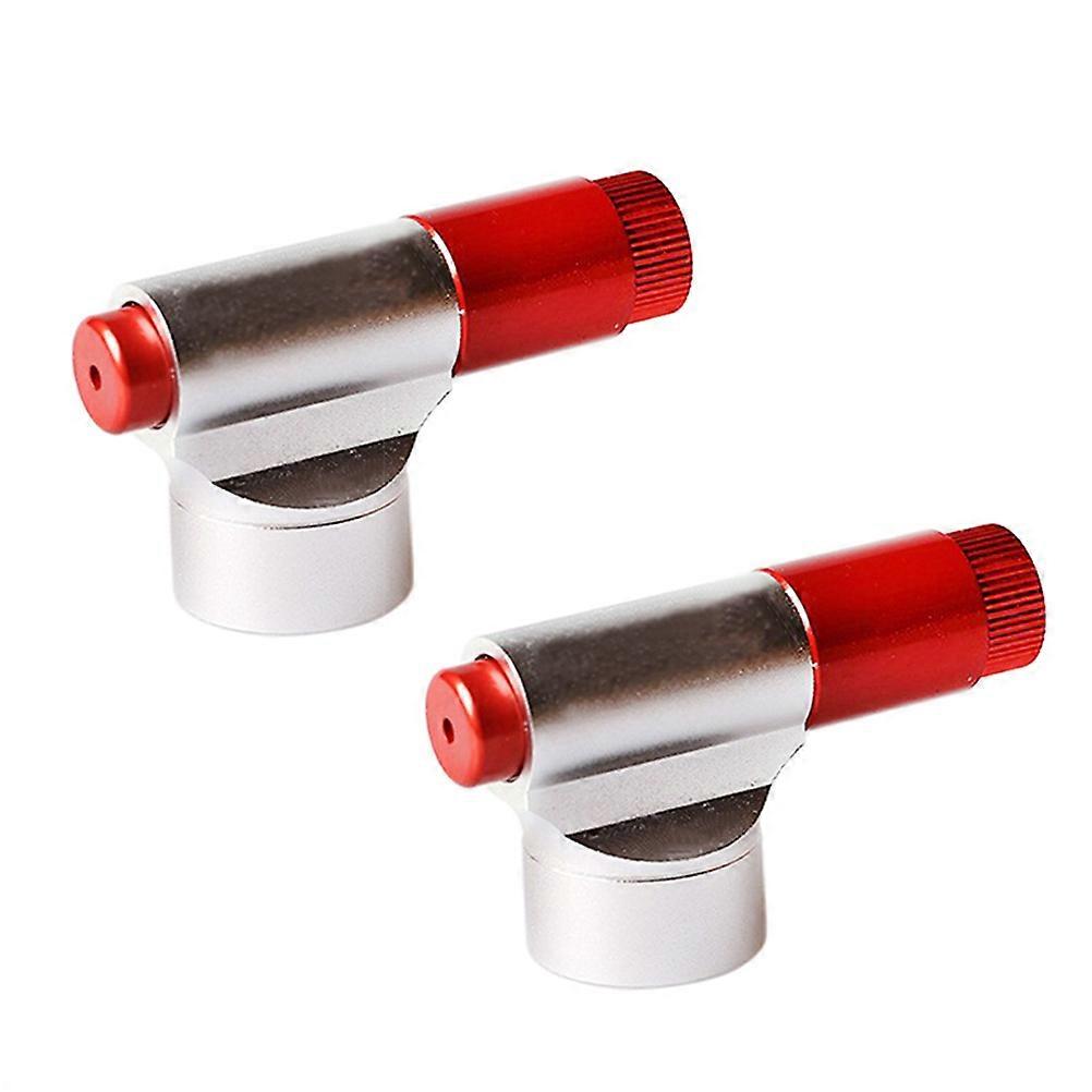 Tire Inflator Portable Cycling Tire Inflator for Sports Enthusiasts with and Valve Compatibility Compact Design 2Pack