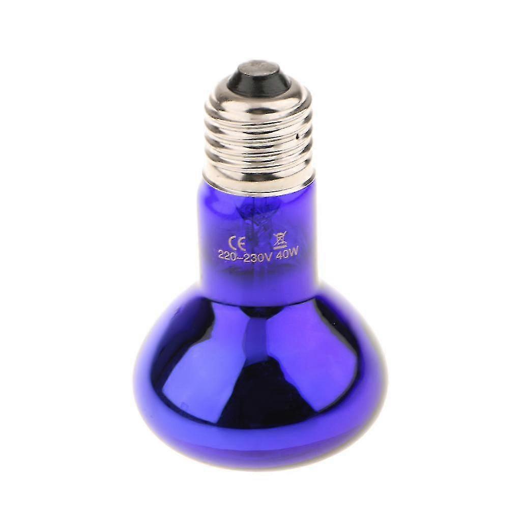 2025 Verre Infrarouge Emitter Chauffage Lampe Lampe Ampoule Violette Pour Reptile De Compagnie 40W