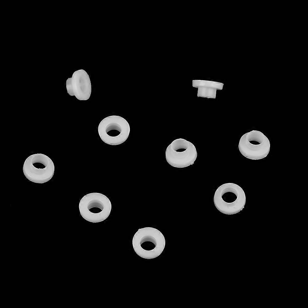 100pcs TW-6 White Plastic Transistor Insulated Washer Spacers